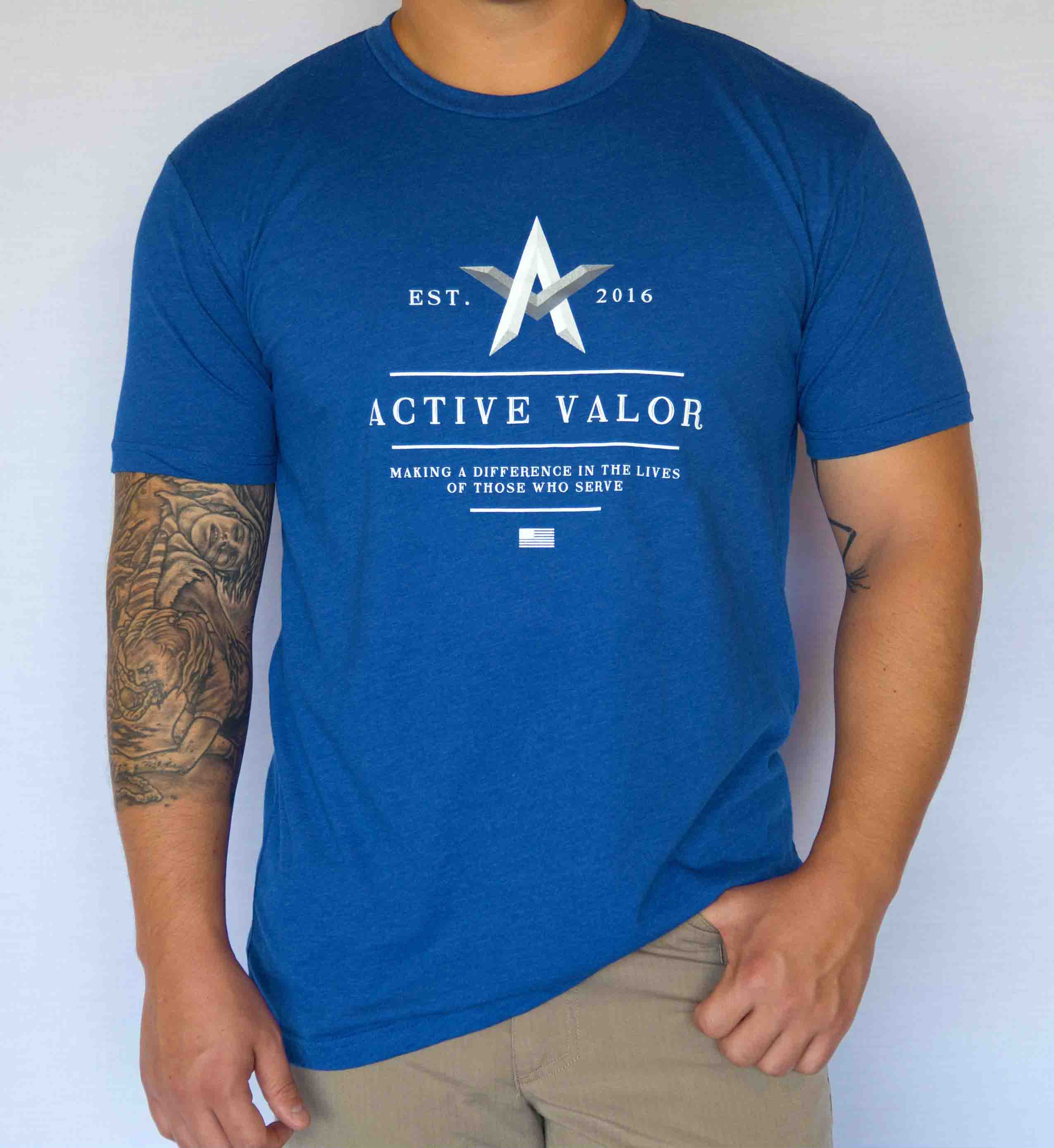 Active Valor Apparel: Royal Blue